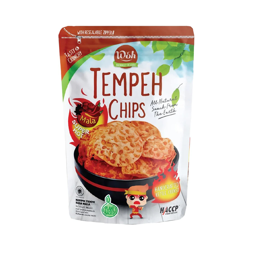 Woh Tempeh Chips Mala 100g