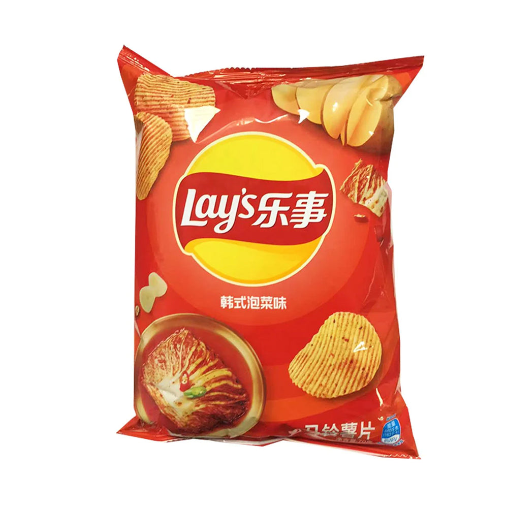 Lays Kimchi Flavour Potato Chips 70g