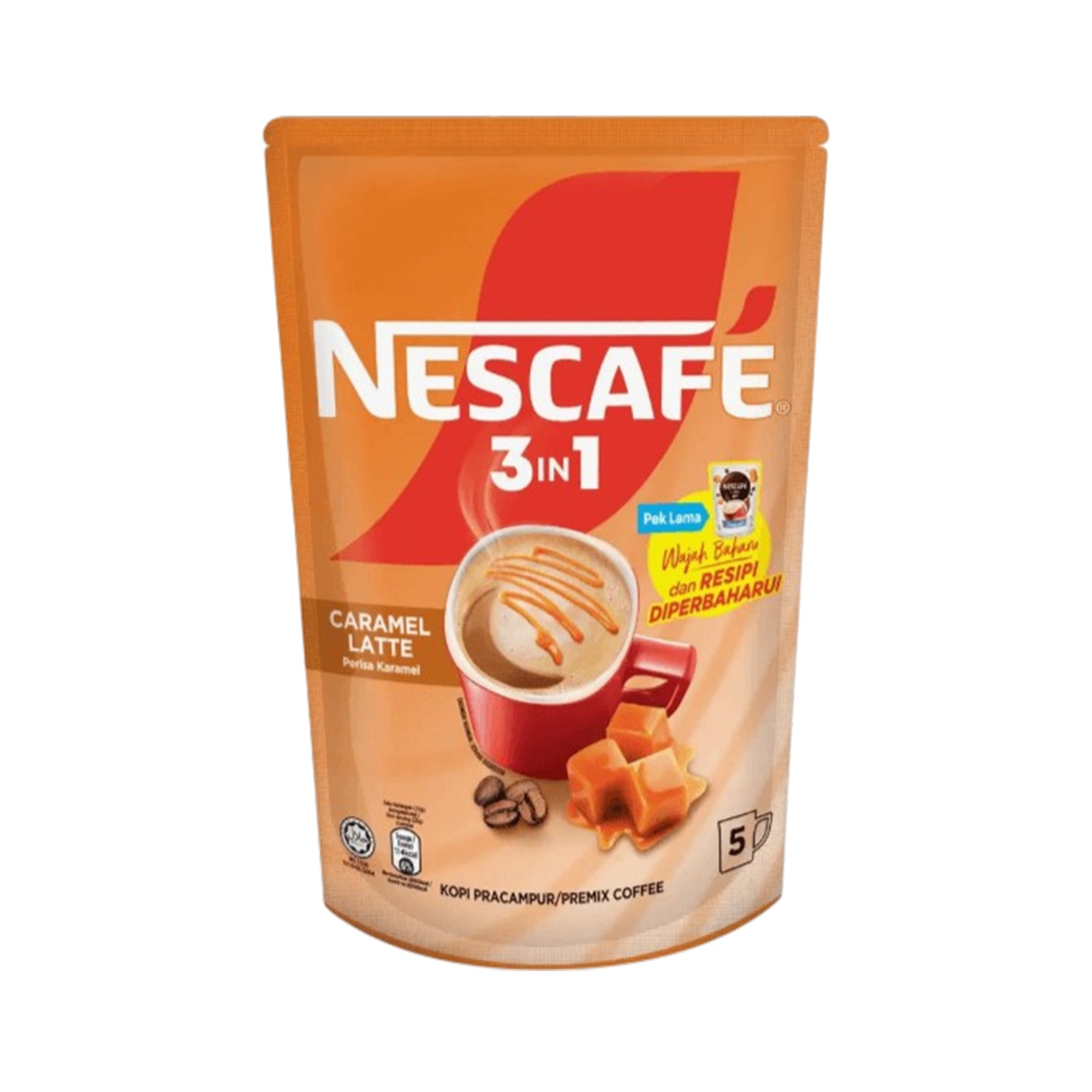 Nescafe 3in1 Caramel 23g x 5pcs/pack