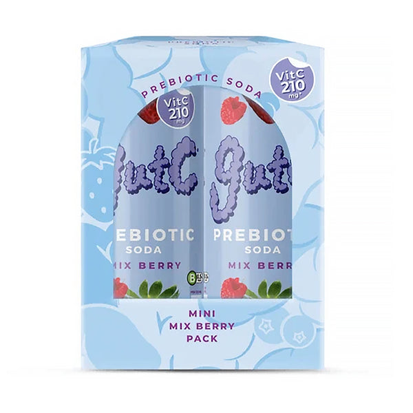 Gutca Prebiotic Soda Mix Berry 4pcs/pack x 250ml