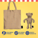 JS Premium Teddy Bag Caramel