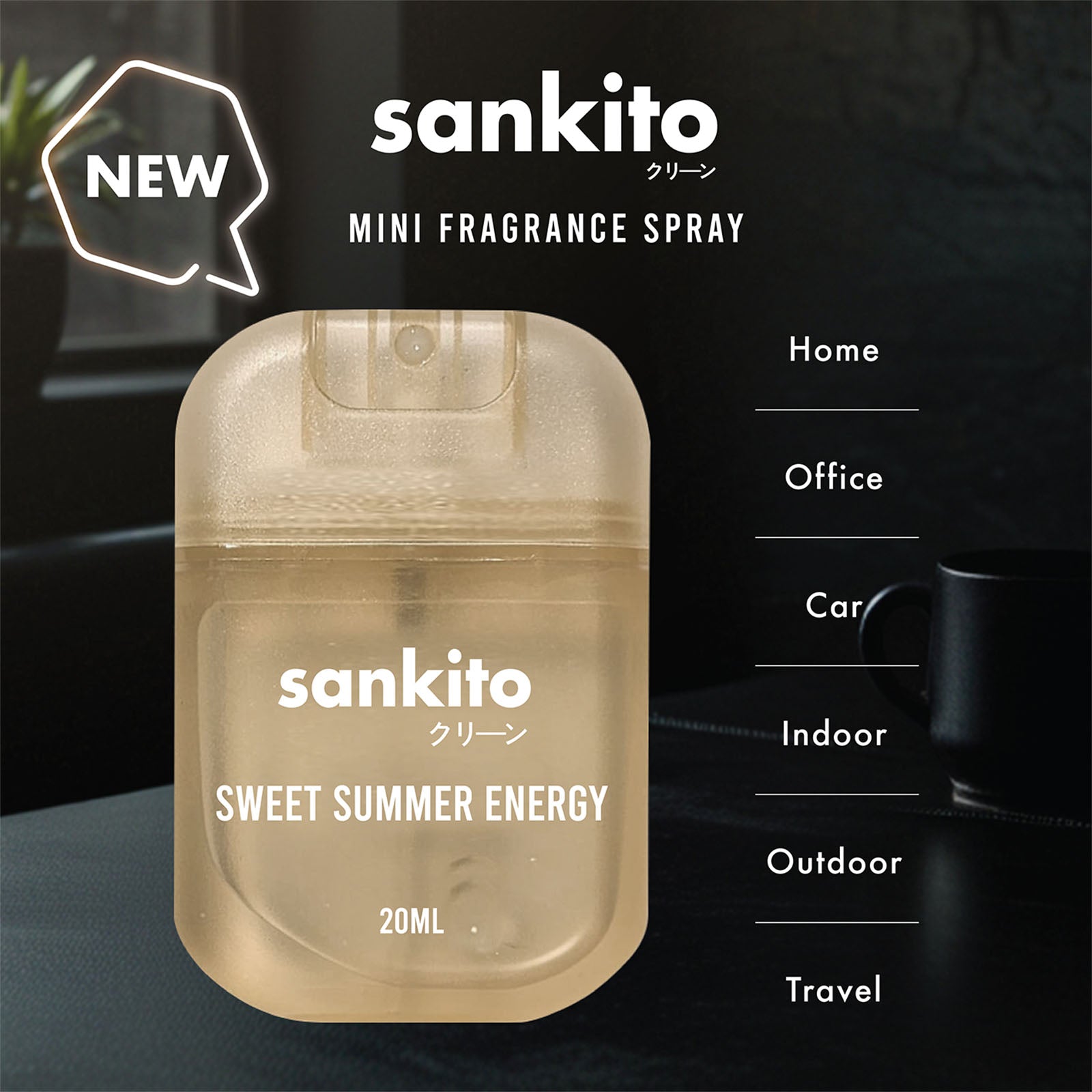 Sankito Mini Fragrance Spray - Sweet Summer Energy 20ml