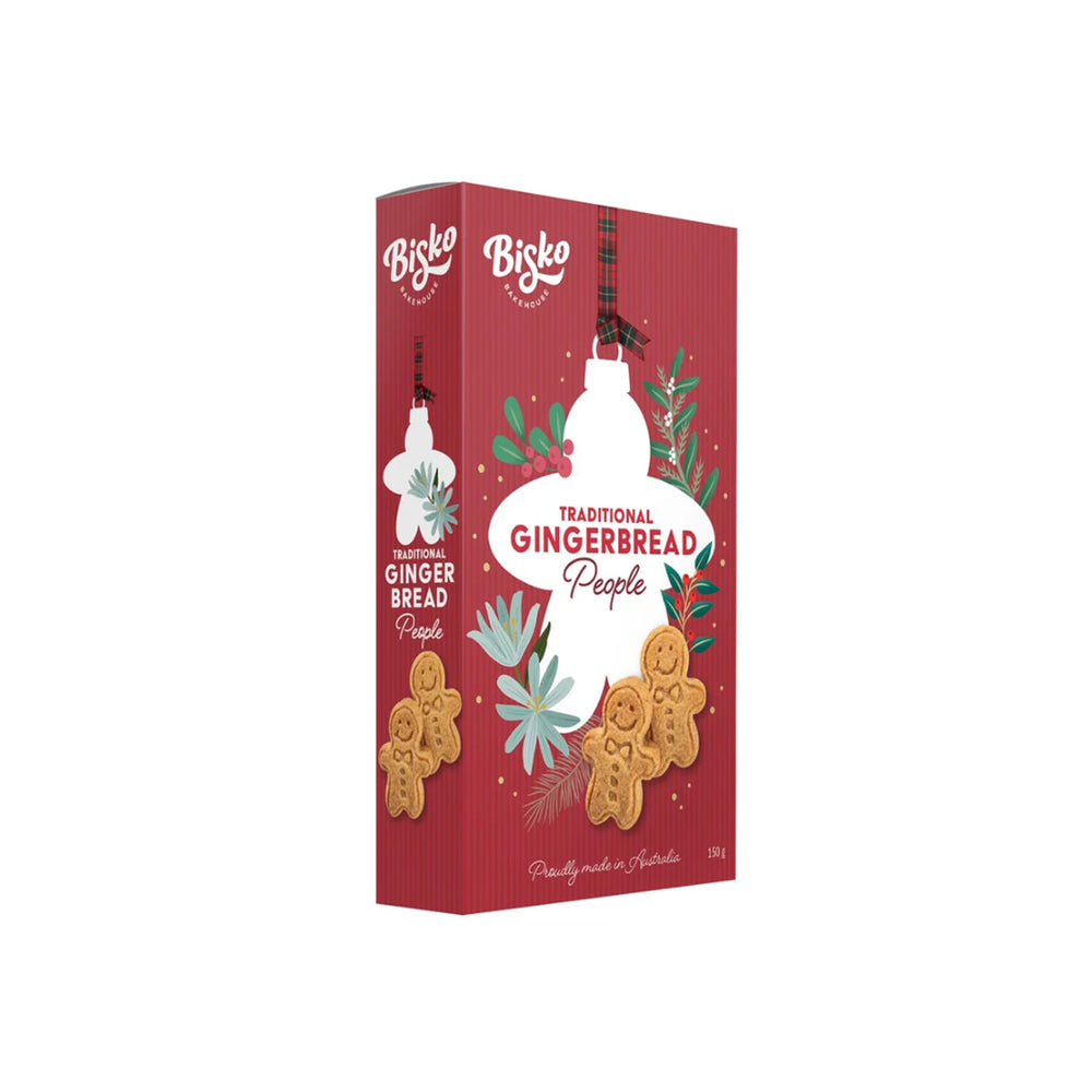 Bisko Bakehouse Christmas Traditional Gingerbread Men 150g
