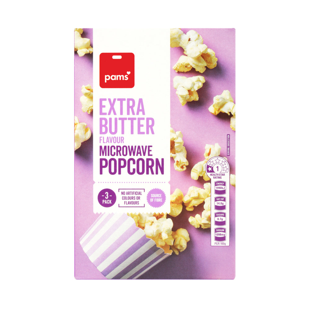 Pams Popcorn Extra Butter 85g