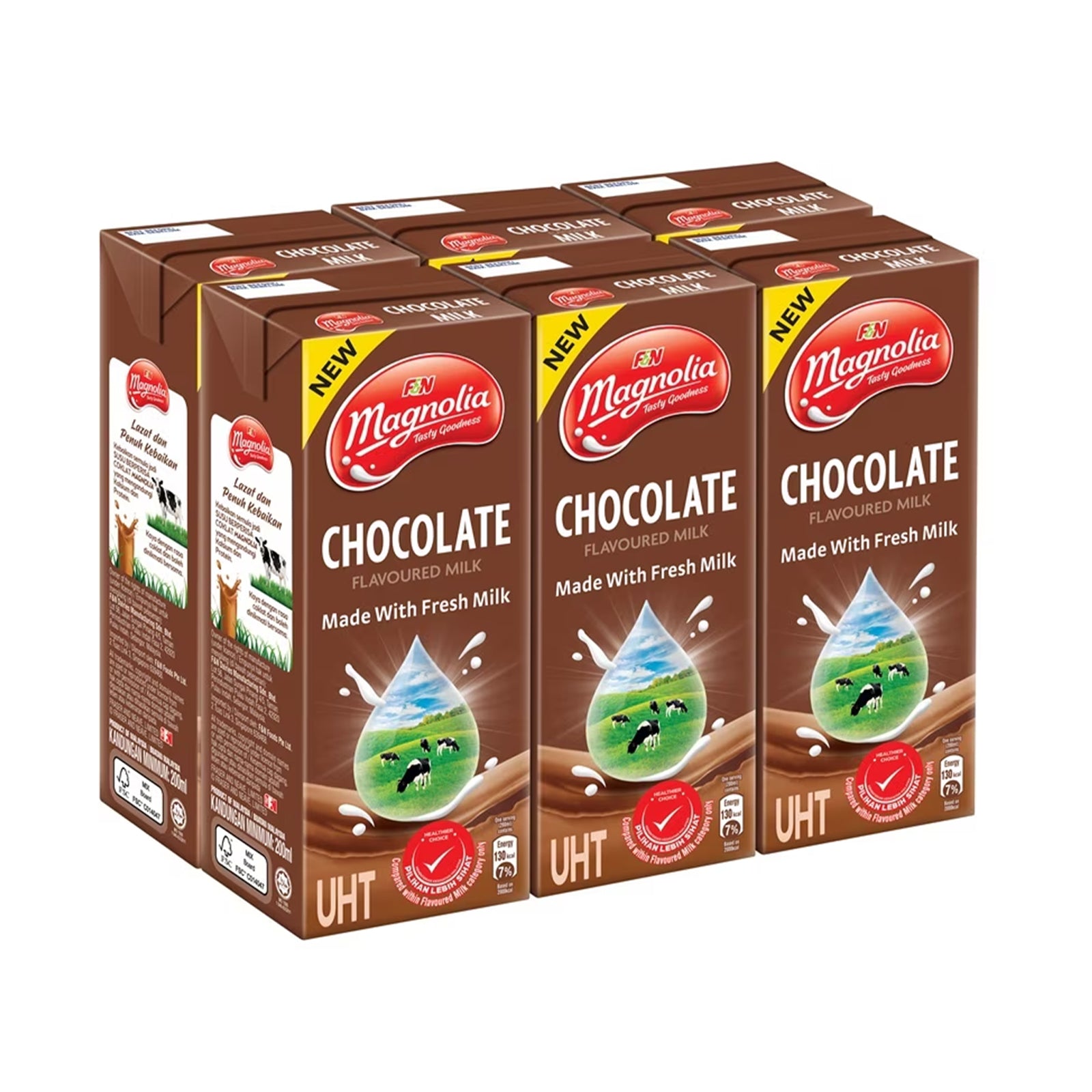 Magnolia UHT Fresh Choc 200ml x 6