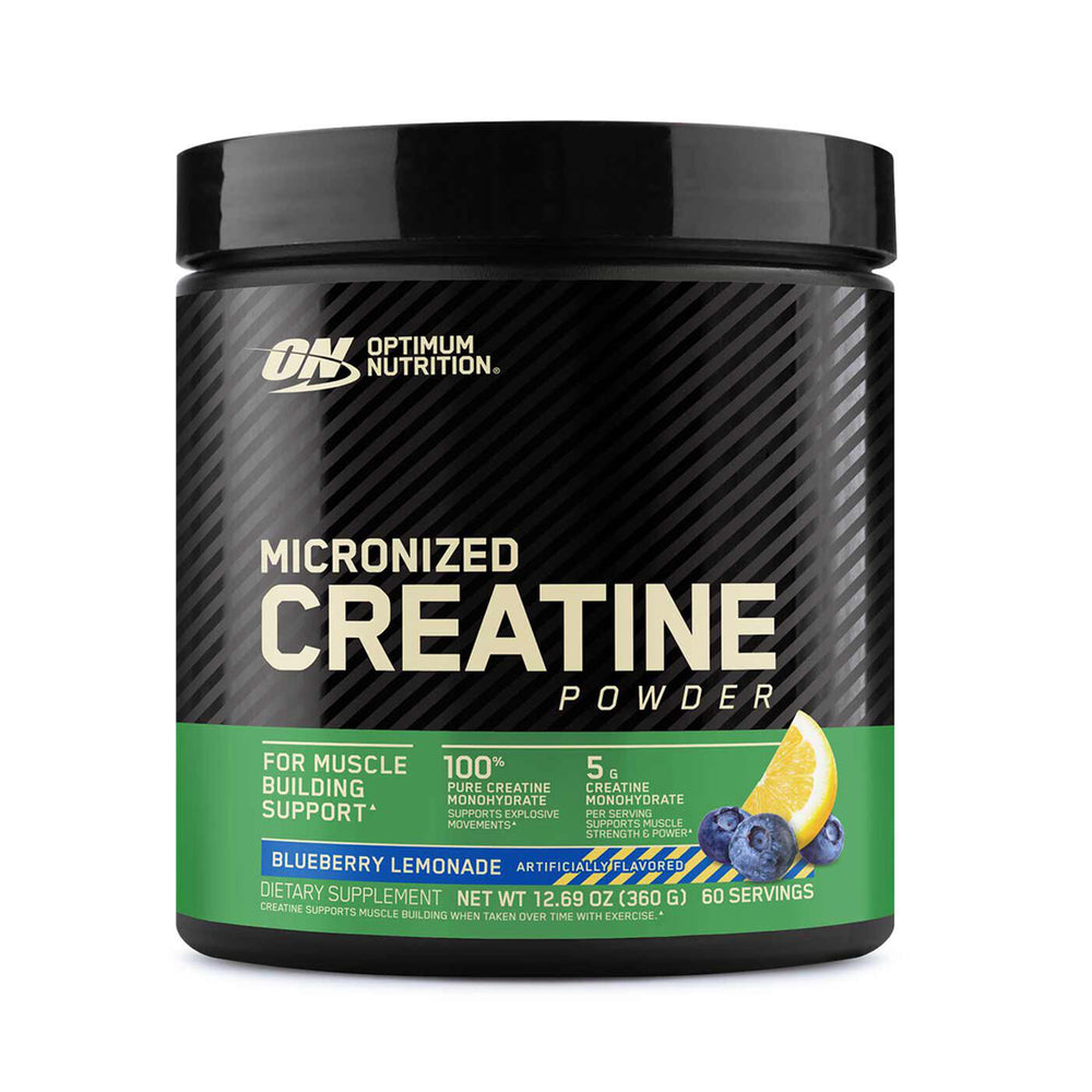 Optimum Nutrition Micronized Creatine Blue Raspberry Lemonade Powder 360g