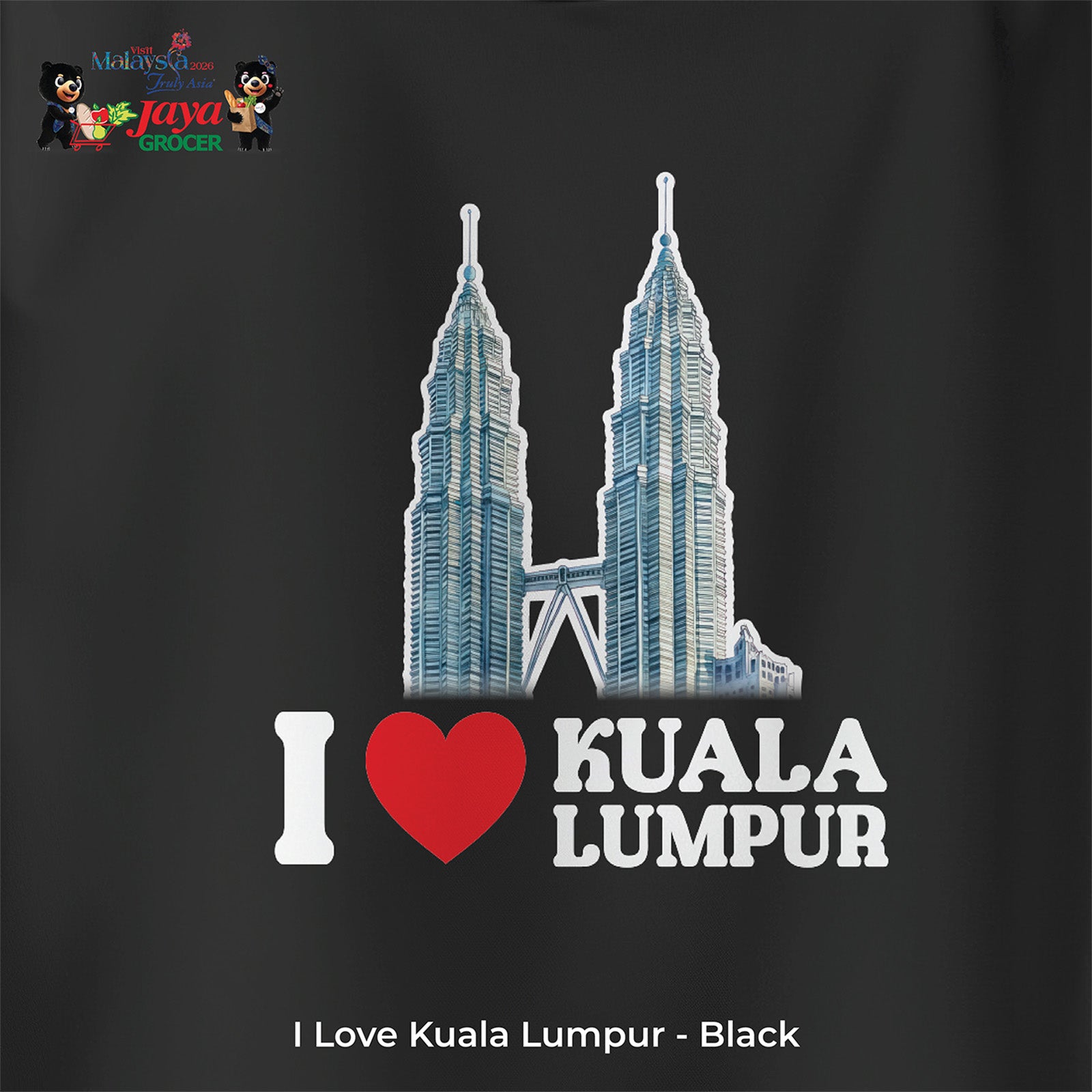 JS Apparel - I Love KL (Black-M)