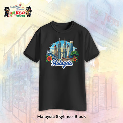 JS Apparel - Malaysia Skyline (Black-M)
