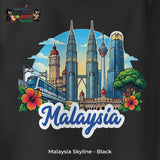 JS Apparel - Malaysia Skyline (Black-L)