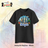 JS Apparel - Malaysia Skyline (Black-XL)
