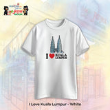 JS Apparel - I Love KL (White-XL)
