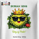 JS Apparel - Durian King (White-L)