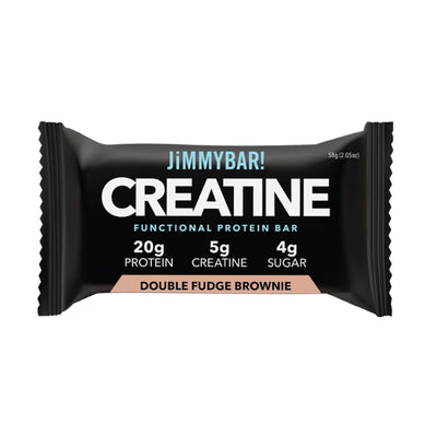 JimmyBar! Creatine Protein Bar Dark Fudge Brownie 58g
