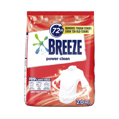Breeze Powder Detergent Power Clean 2kg