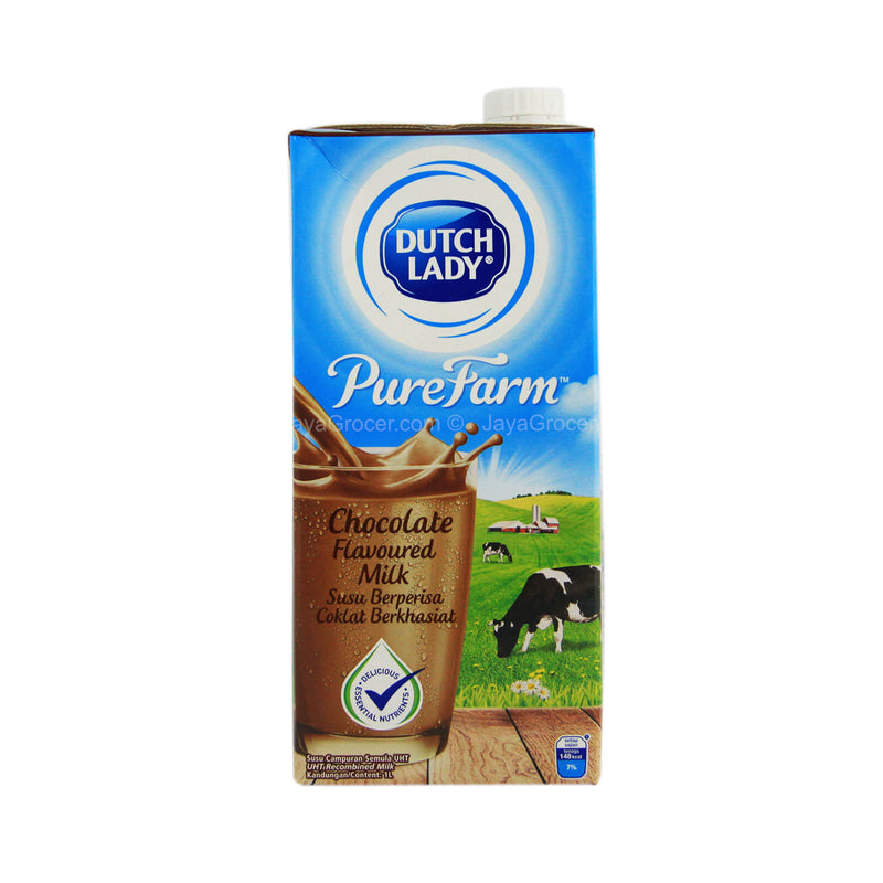 Dutch Lady Pure Farm Chocolate UHT Milk 1L