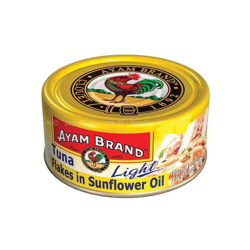 Ayam Brand Tuna Flakes in Sunflower Oil (Light) 150g