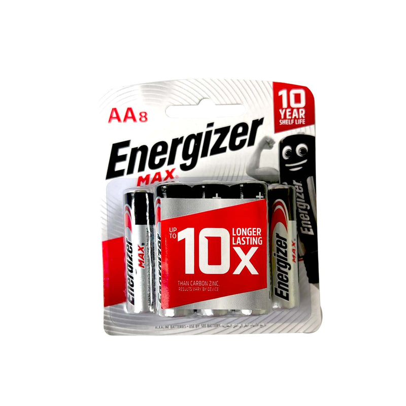Energizer Max 1.5V AA Alkaline Battery 8pcs/pack