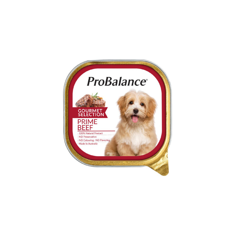 Pro Balance Gourmet Selection Prime Beef Dog Wet Food 100g