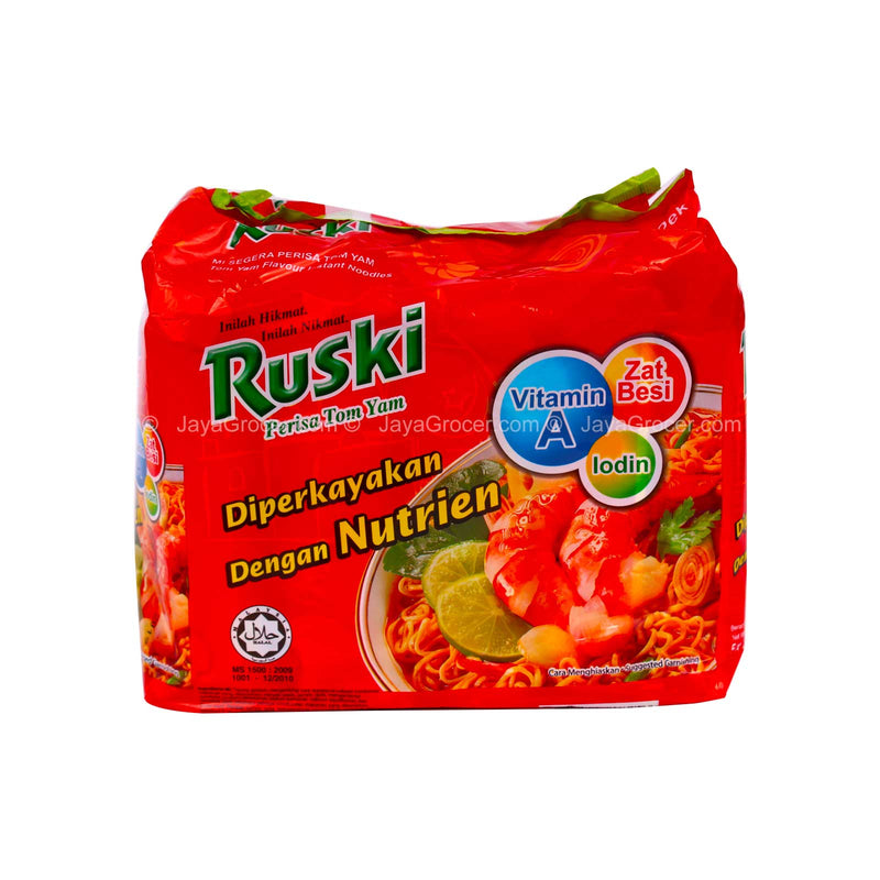 Ruski Tom Yam Flavored Instant Noodles 80g x 5
