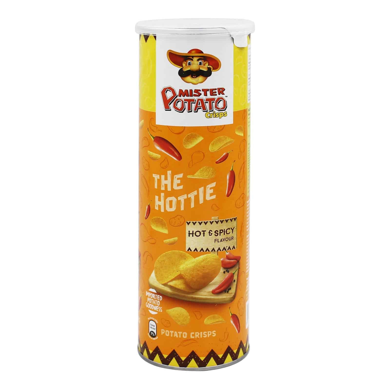 Mister Potato Hot and Spicy Flavour Potato Crisps 125g