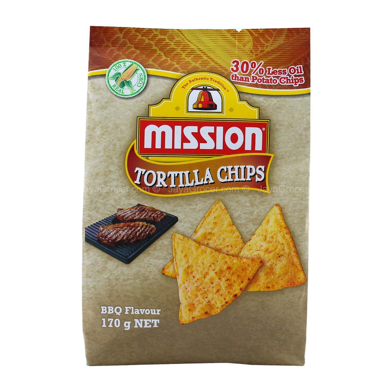 Mission Tortilla Chips Barbeque Flavour 170g