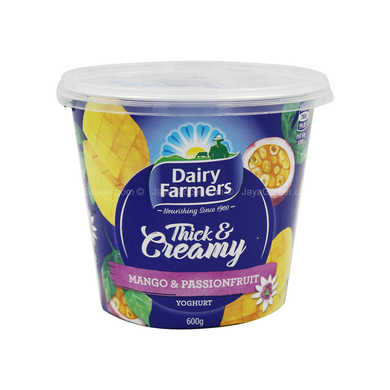 Dairy Farmers Thick & Creamy Mango and Passionfruit Yoghurt 600g