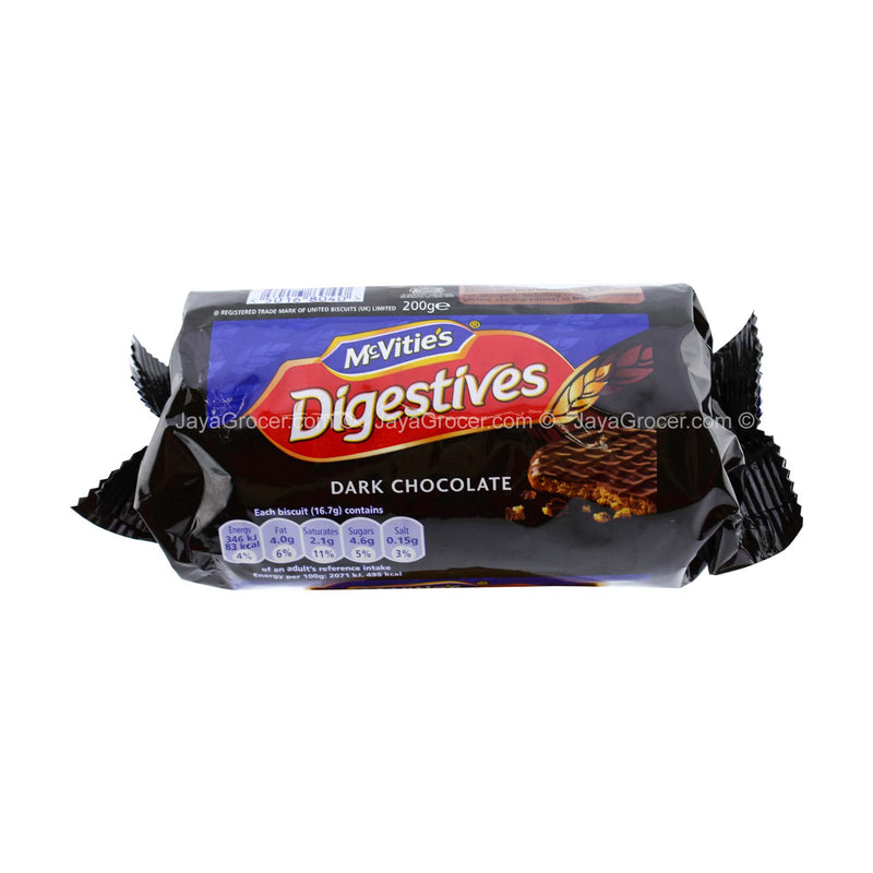 McVitie's Dark Chocolate Digestive Biscuits 200g