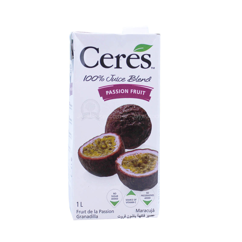 Ceres Passionfruit 100% Fruit Juice 1L
