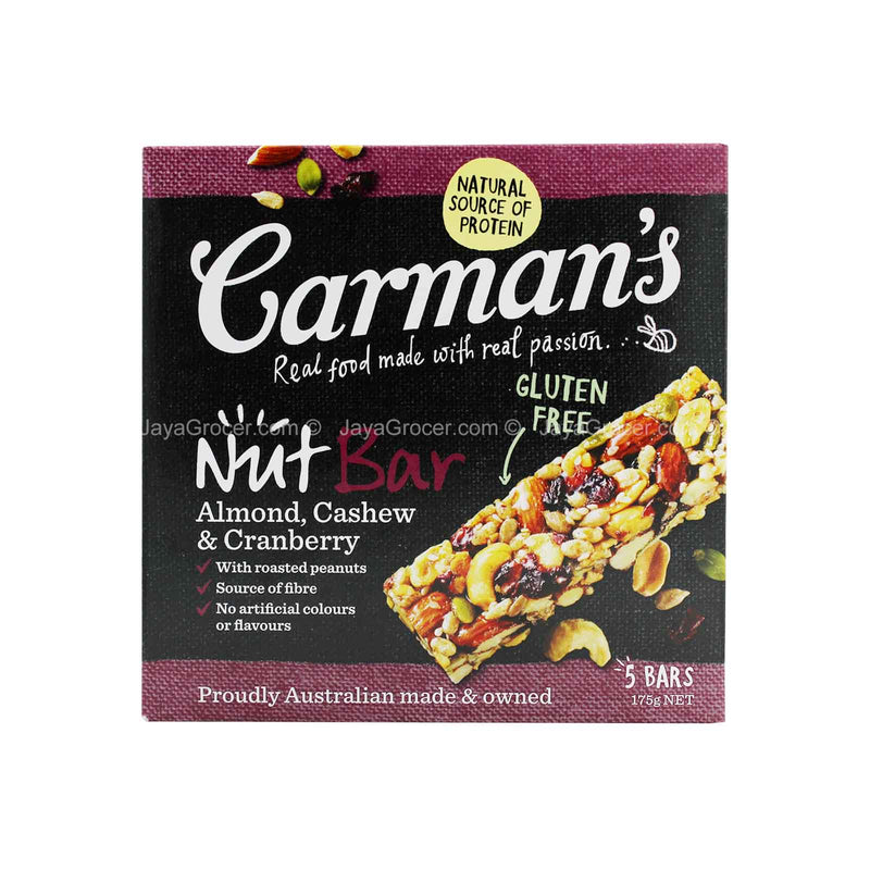 Carman’s Almond, Cashew & Cranberry Nut Bar 175g