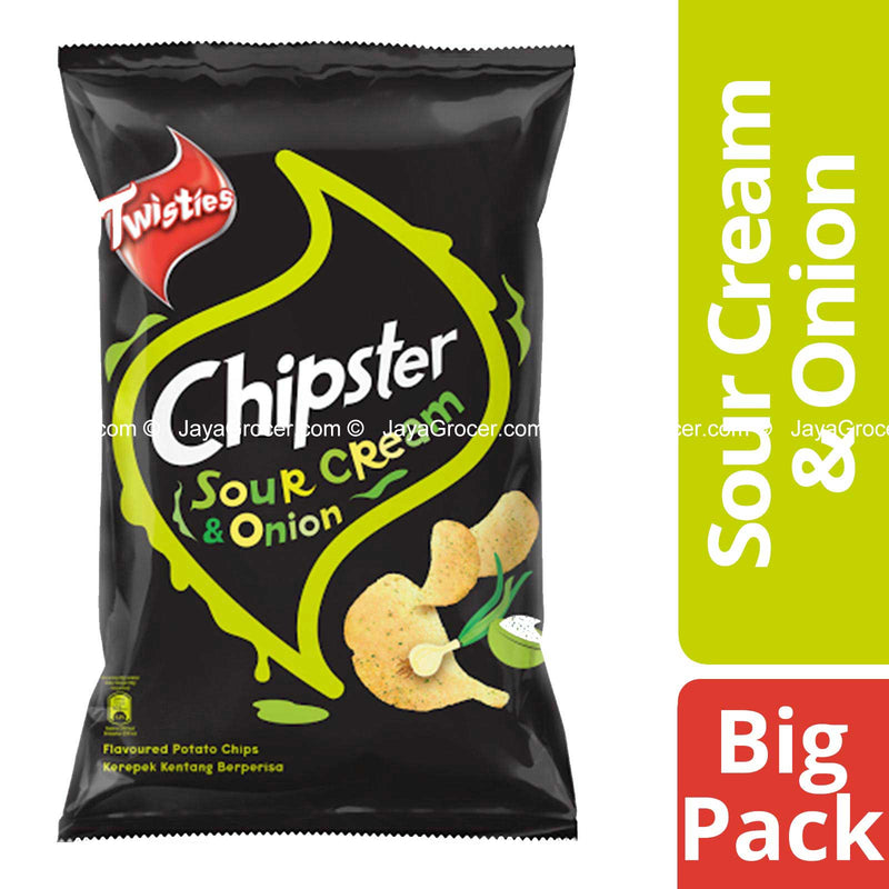 Chipster Potato Chips Sour Cream and Onion 130g