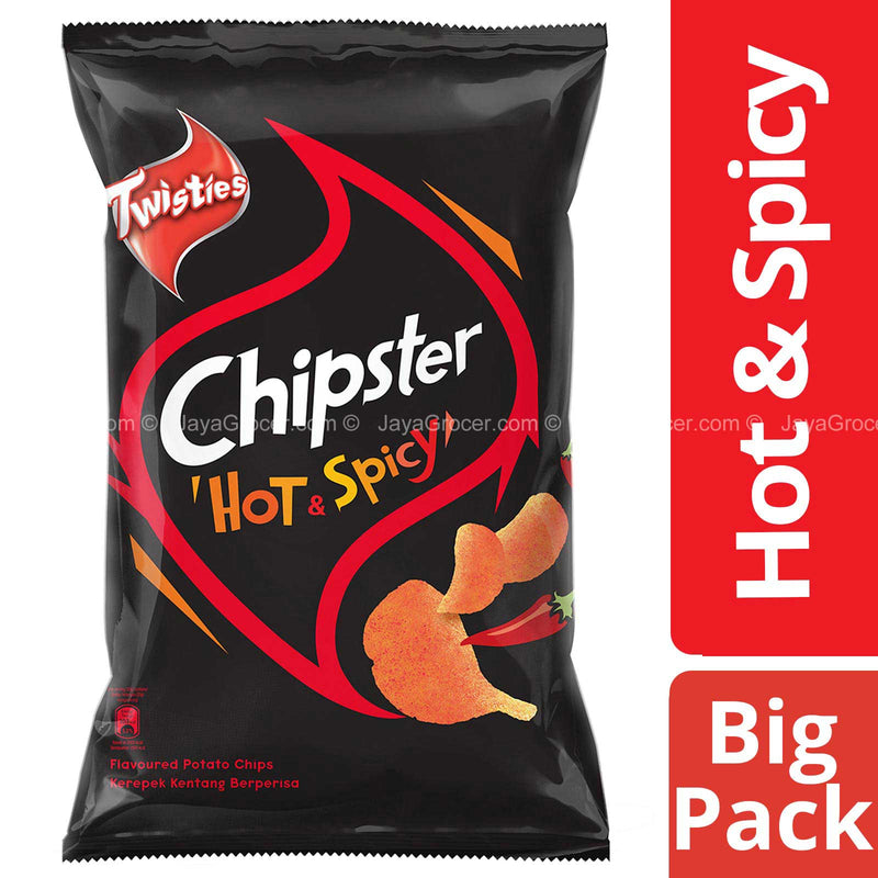 Chipster Potato Chips Hot and Spicy 130g