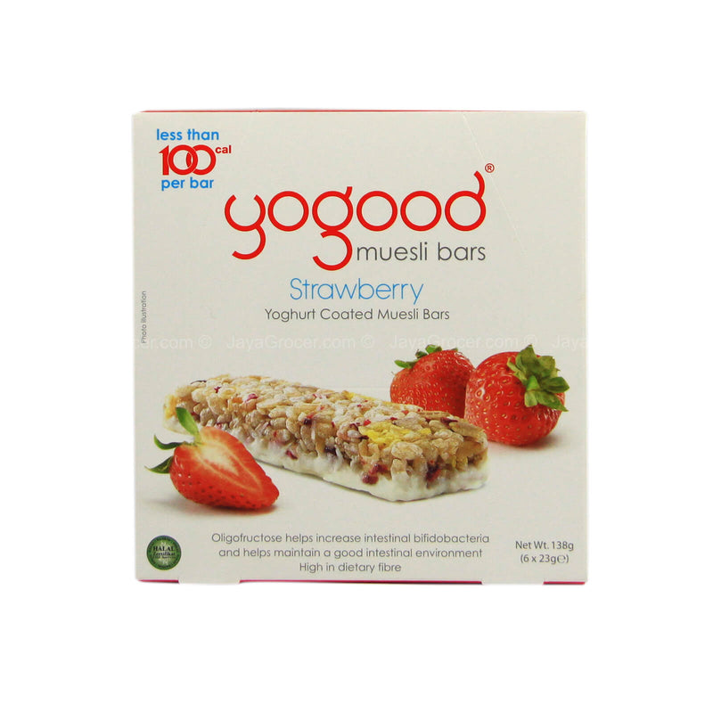 Yogood Strawberry Yogurt Muesli Bar 138g