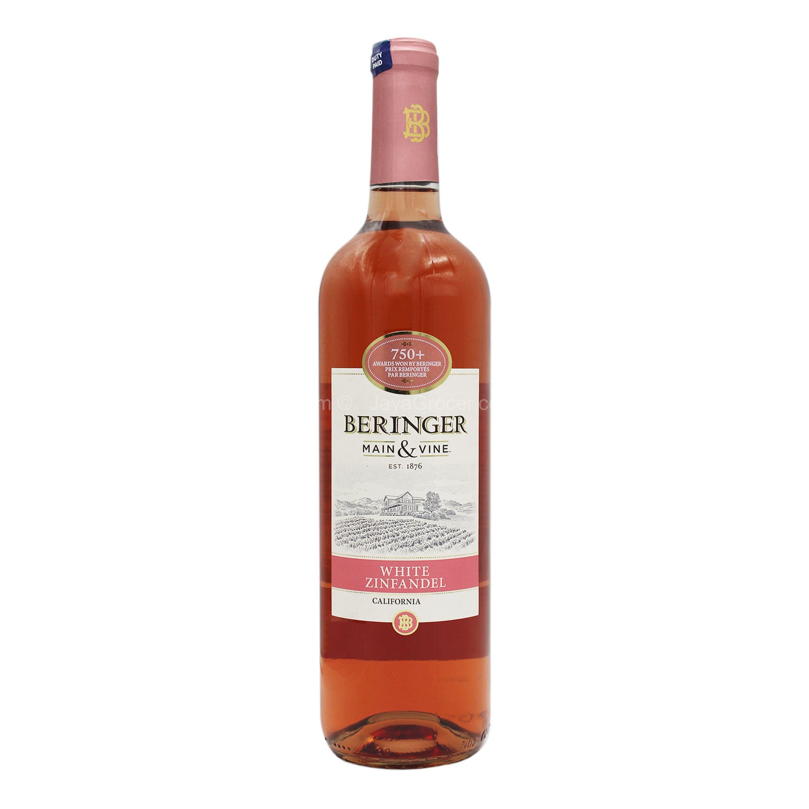 Beringer America's Favorite White Zinfandel Wine 750ml