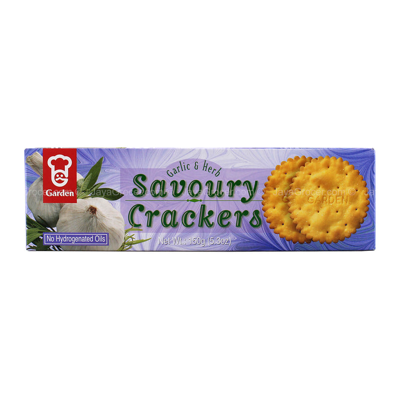 Garden Garlic & Herb Savoury Crackers 150g