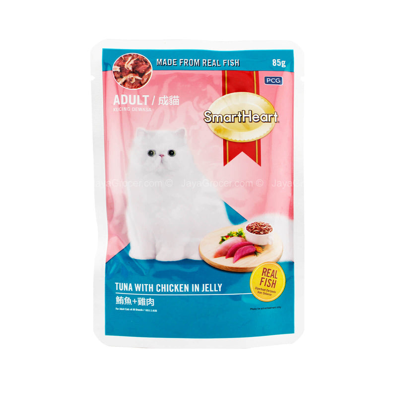 SmartHeart Pouch Tuna with Chicken in Jelly 85g