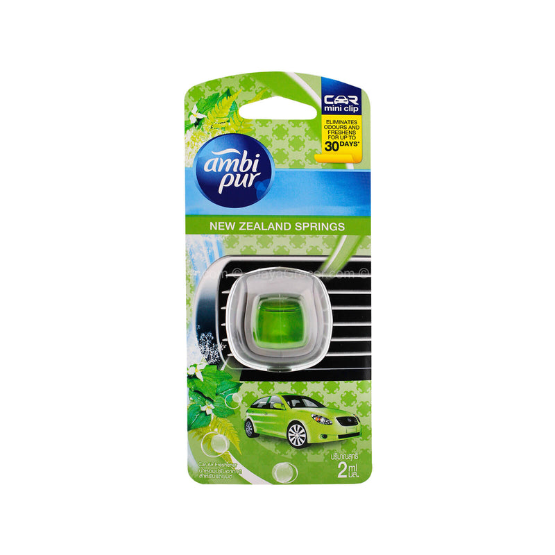 Ambi Pur New Zealand Springs Car Mini Clip Fragrance 2ml