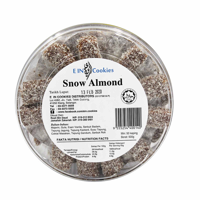 E-In Snow Almond Cookies 500g