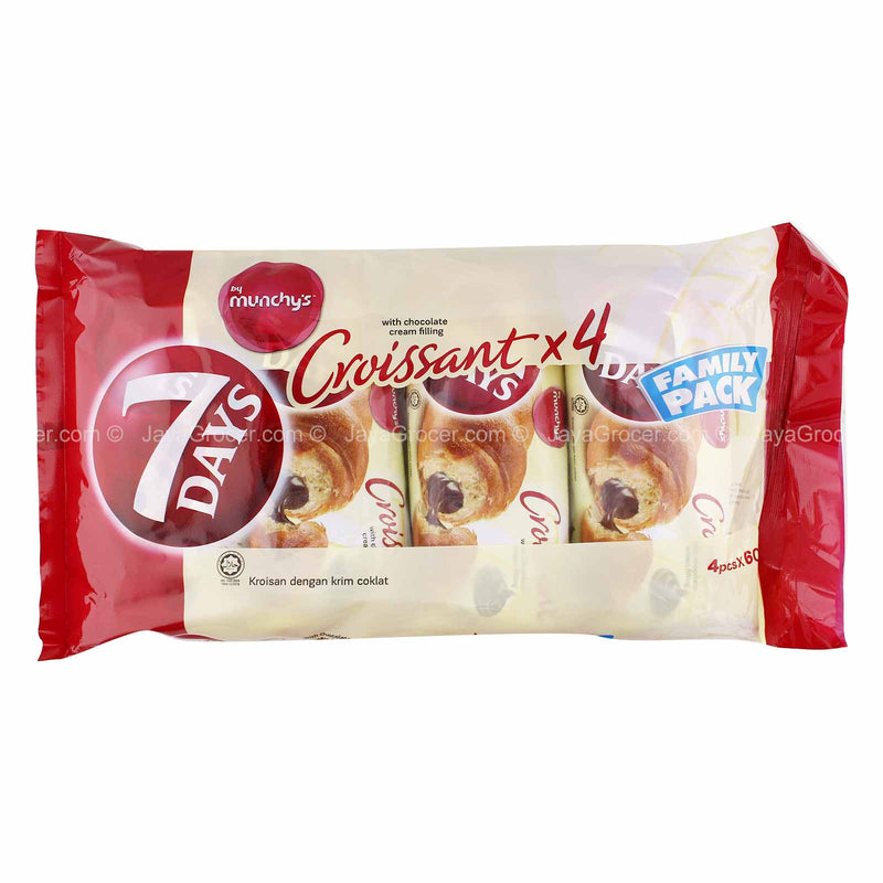 Munchys 7 Days Croissant with Chocolate Filling 60g