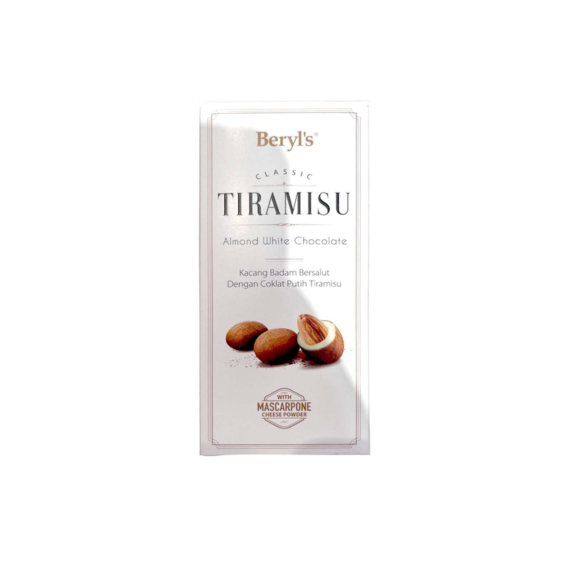 Beryls Tiramisu Almond White Chocolate 200g