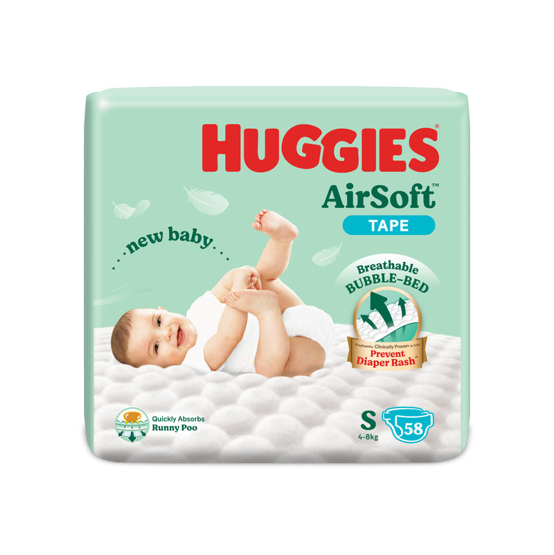 Huggies Diaper Airsoft (Small) 58pcs/pack