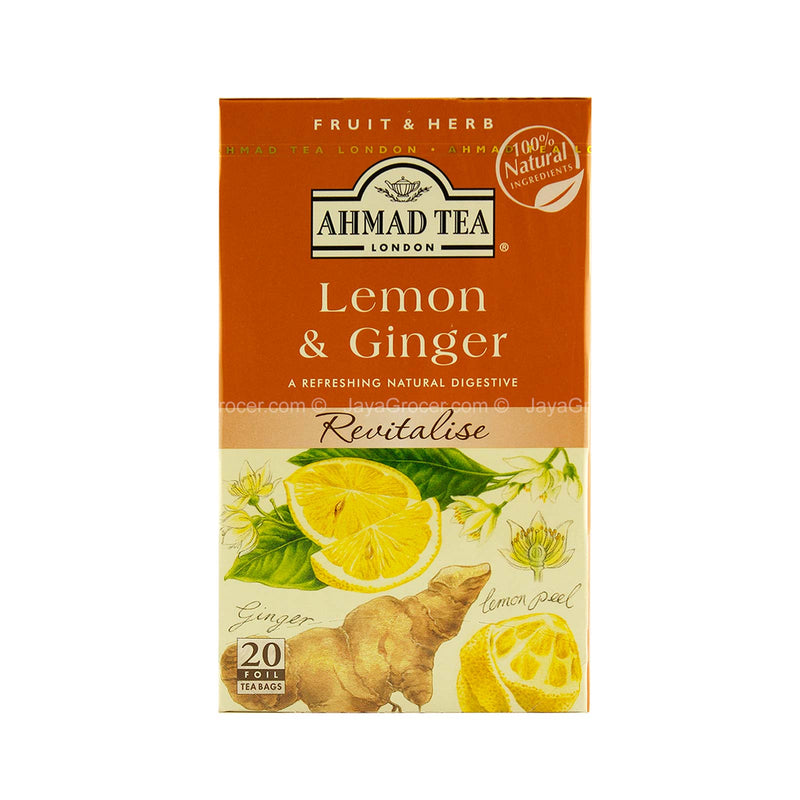 Ahmad Tea Lemon & Ginger Tea 40g
