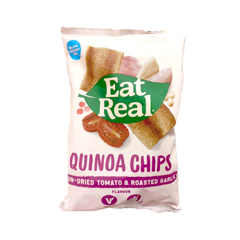 Eat Real Quinoa Chips Sundried Tomato And Roasted Garlic Flavour 80g
