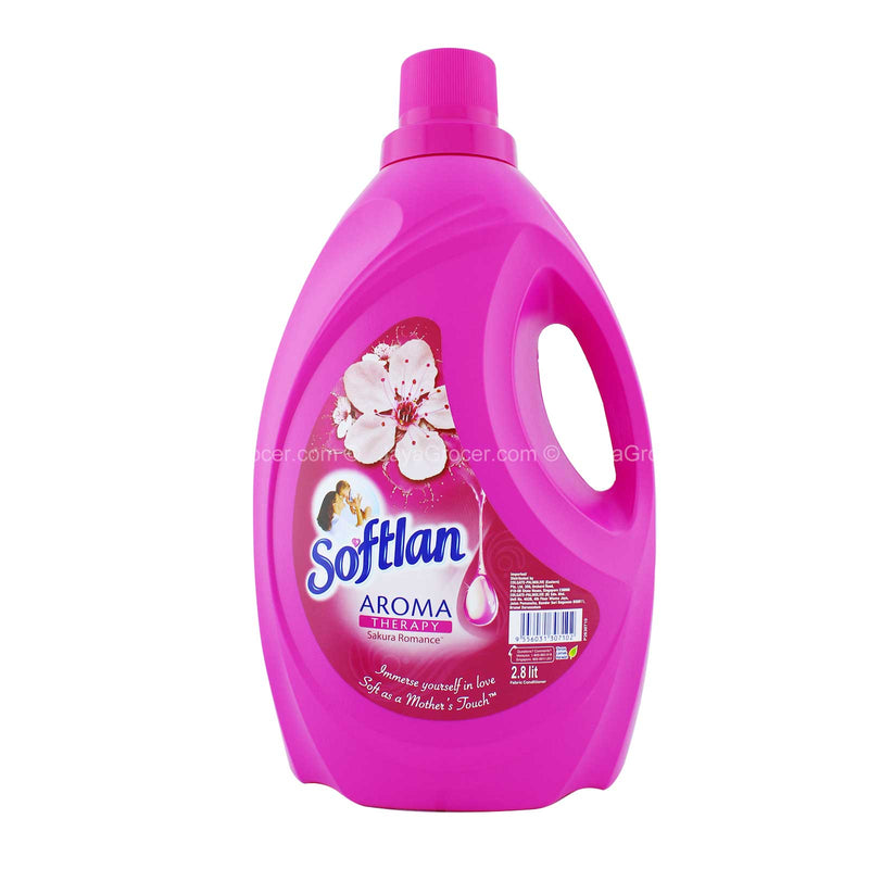 Softlan Aroma Therapy Sakura Romance Fabric Conditioner 2.8L