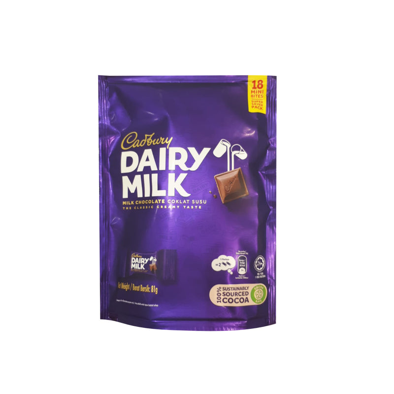 Cadbury Dairy Milk Mini Bites Chocolates 81g