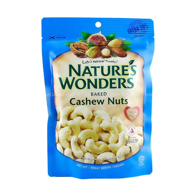 Nature’s Wonders Baked Cashew Nuts 150g