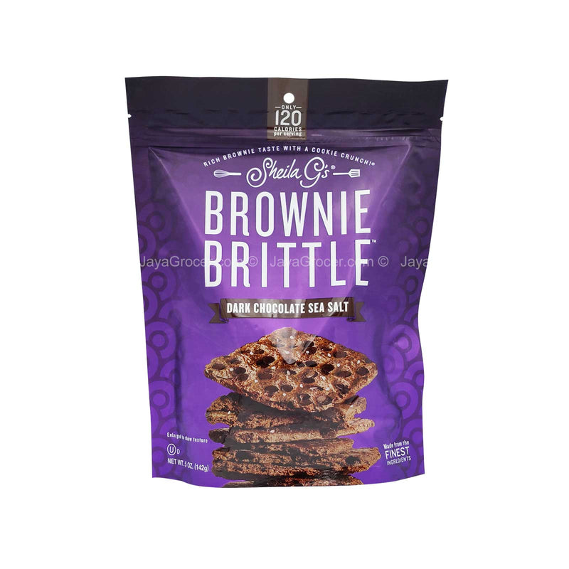 Sheila Gâ€™s Brownie Brittle Dark Chocolate Sea Salt 142g