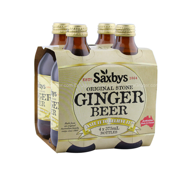 Saxbys Ginger Beer Soft Drink 375ml