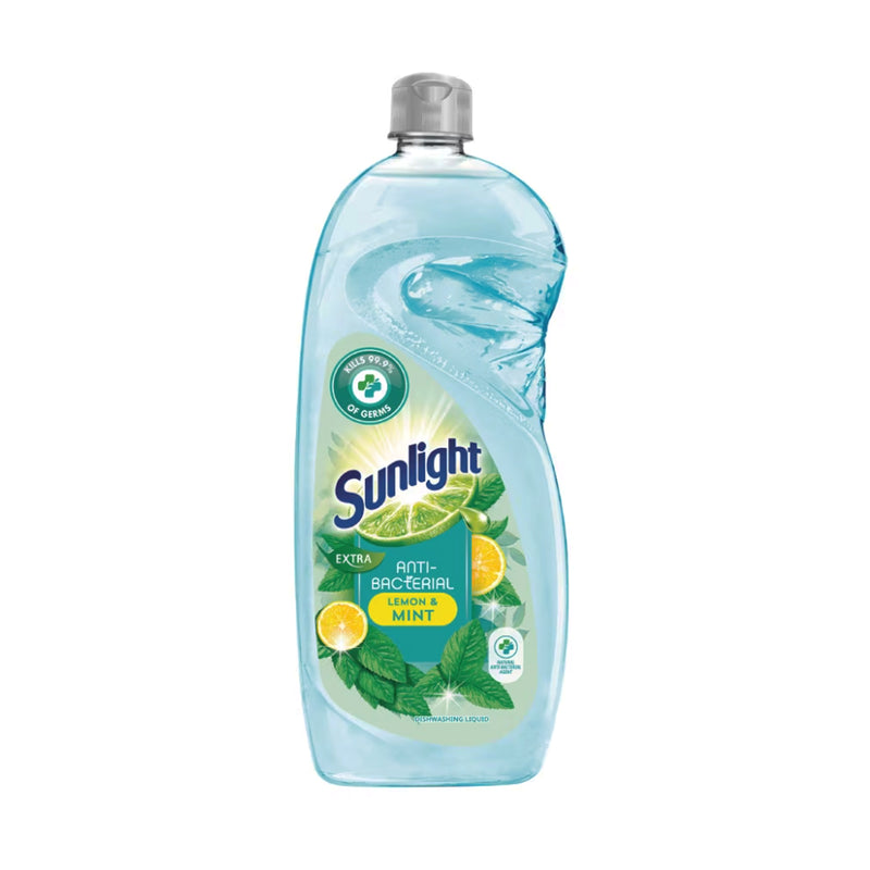 Sunlight Lemon & Mint Antibacterial Dishwashing Liquid 900ml
