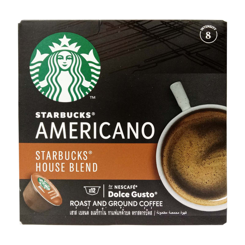 Starbuck House Blend Americano Coffee Capsules 102g