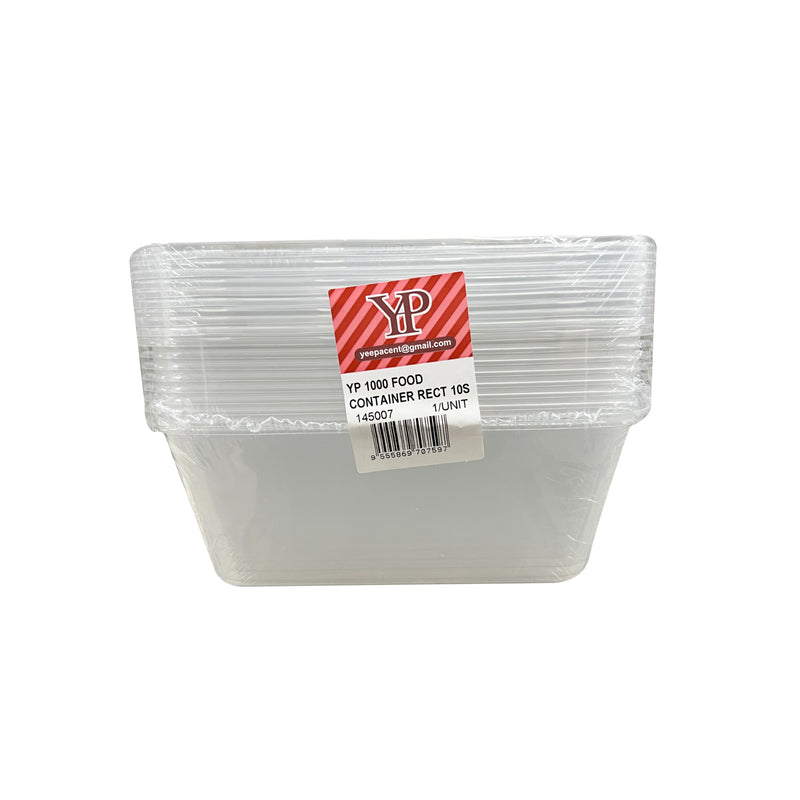 YP 1000 food container rect 10s